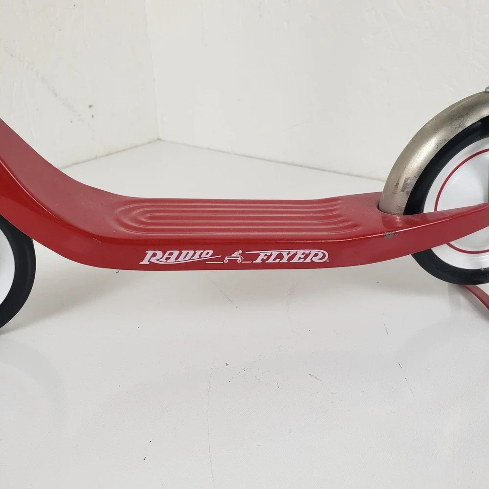 Radio‎ Flyer Miniature Scooter Red Metal Vintage Style Collectible Model Doll